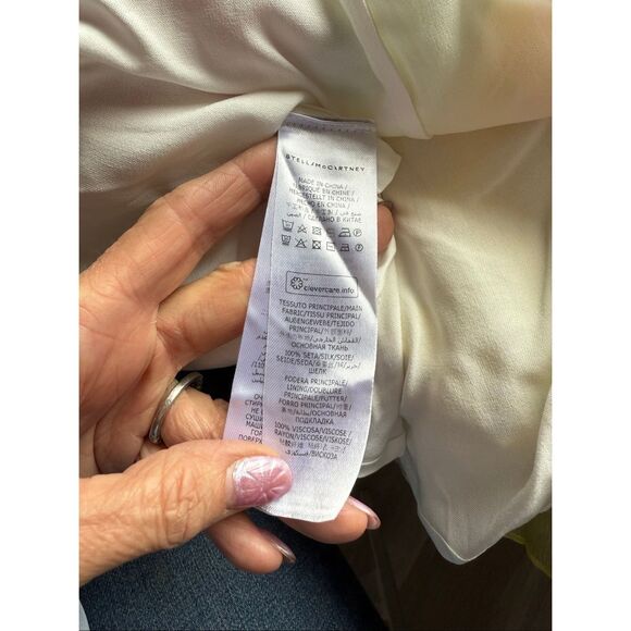 NWT Stella McCartney kids, Baby Rainbow SILK Dress. Size 9 months - Picture 11 of 11